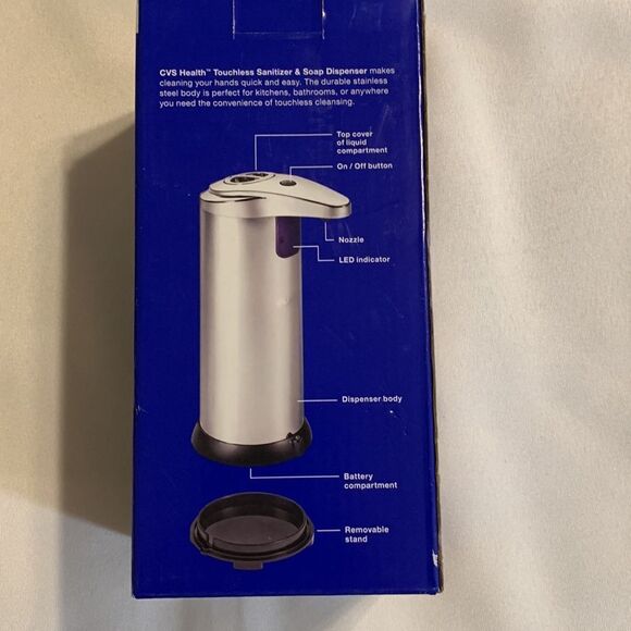 CVS health automatic touchless sanitizer and soap dispenser - Picture 3 of 5